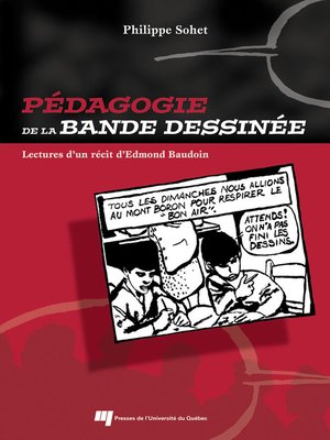 cover image of Pédagogie de la bande dessinée